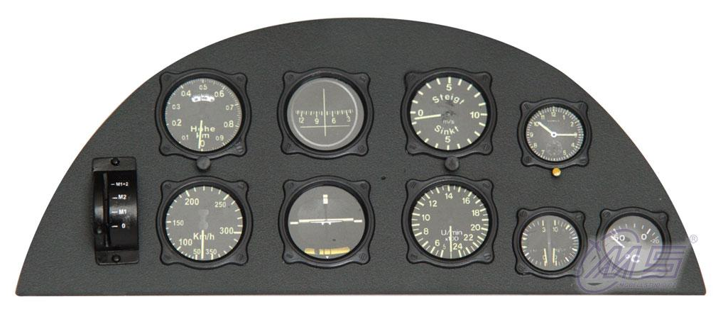 DH82 Tiger Moth Scale 1:3.3 <b>Panel Instrum. frontal</b>